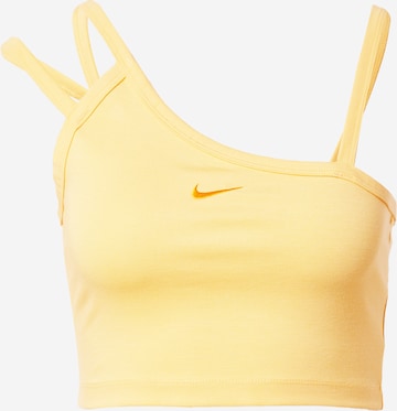 Nike Sportswear Top – žlutá: přední strana