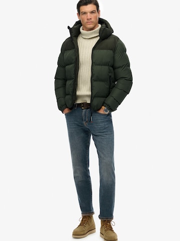 Superdry Kurtka przejściowa w kolorze zielony