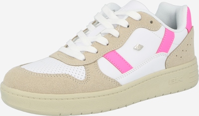 BRITISH KNIGHTS Sneakers laag 'RAWW' in de kleur Camel / Neonroze / Wit, Productweergave