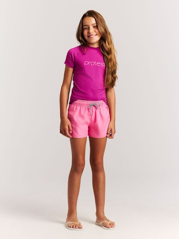 PROTEST Athletic Swimwear 'PRTEvi JR' in Pink: front