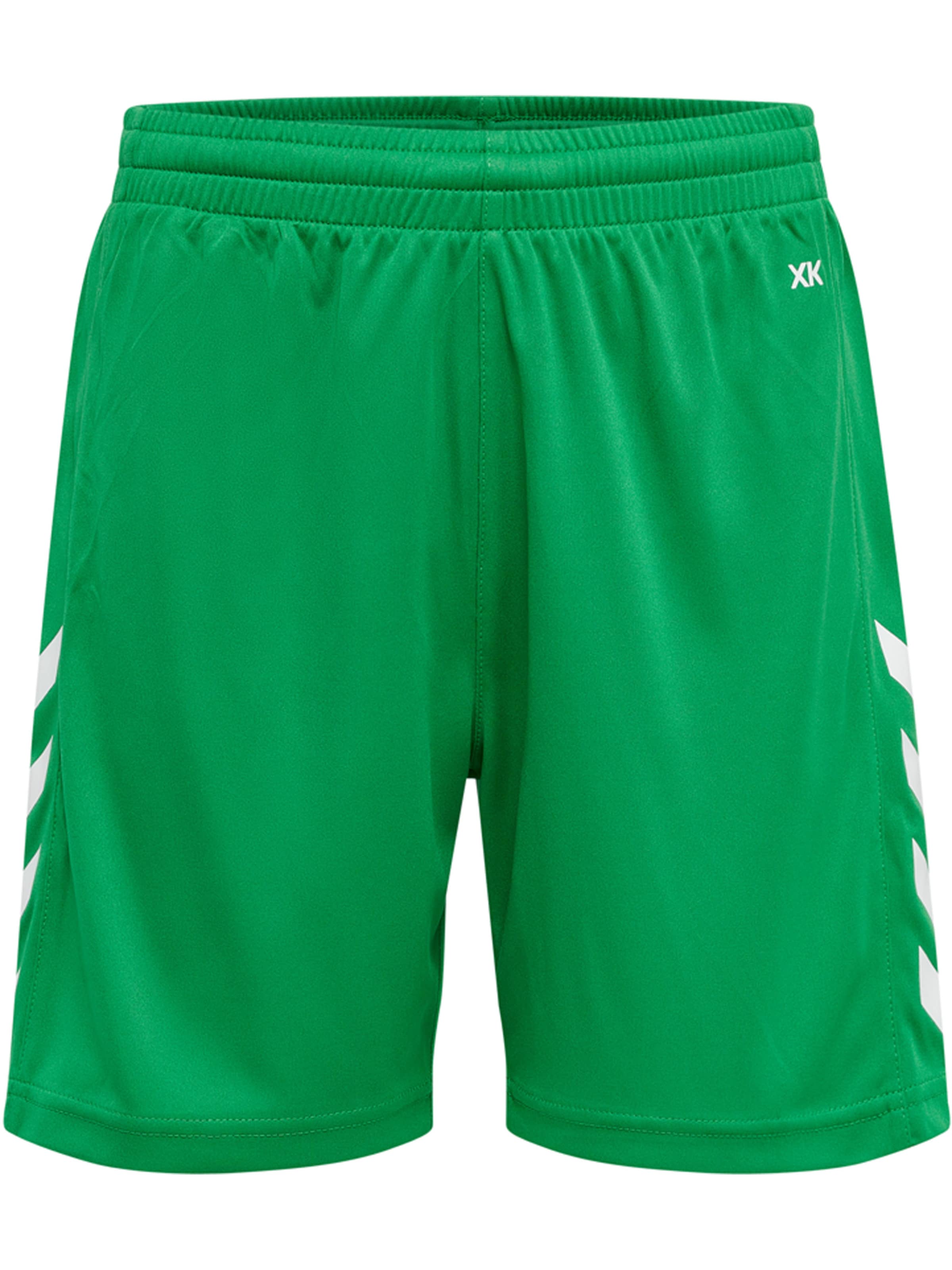 Hummel Regular Sportshorts in Grün: Vorderseite