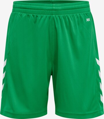 Hummel Workout Pants in Green: front