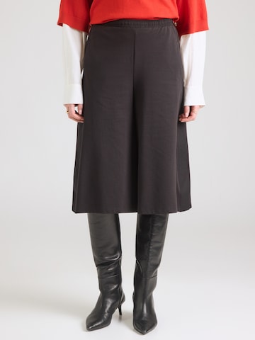 MM by Max Mara Wide Leg Housut 'PIOMBO' värissä musta: etupuoli