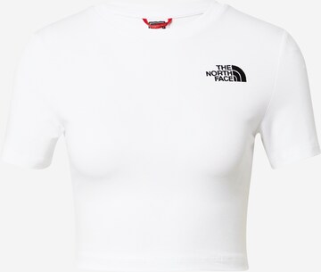 T-shirt THE NORTH FACE en blanc : devant