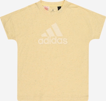 Maglia funzionale 'Future Icons  Loose Badge Of Sport' di ADIDAS SPORTSWEAR in giallo: frontale