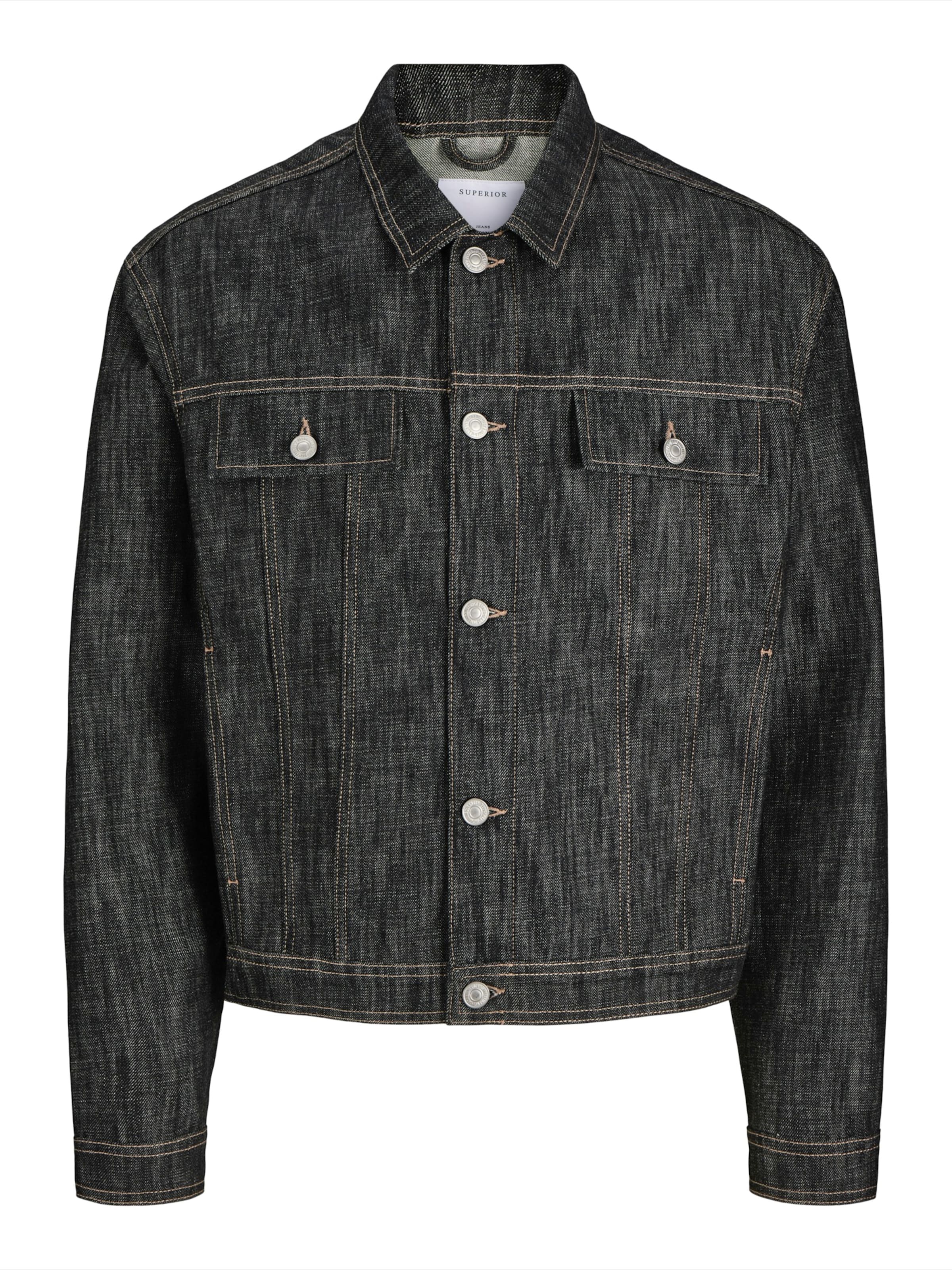 JACK & JONES Jacke 'JJICam' in Schwarz: Vorderseite