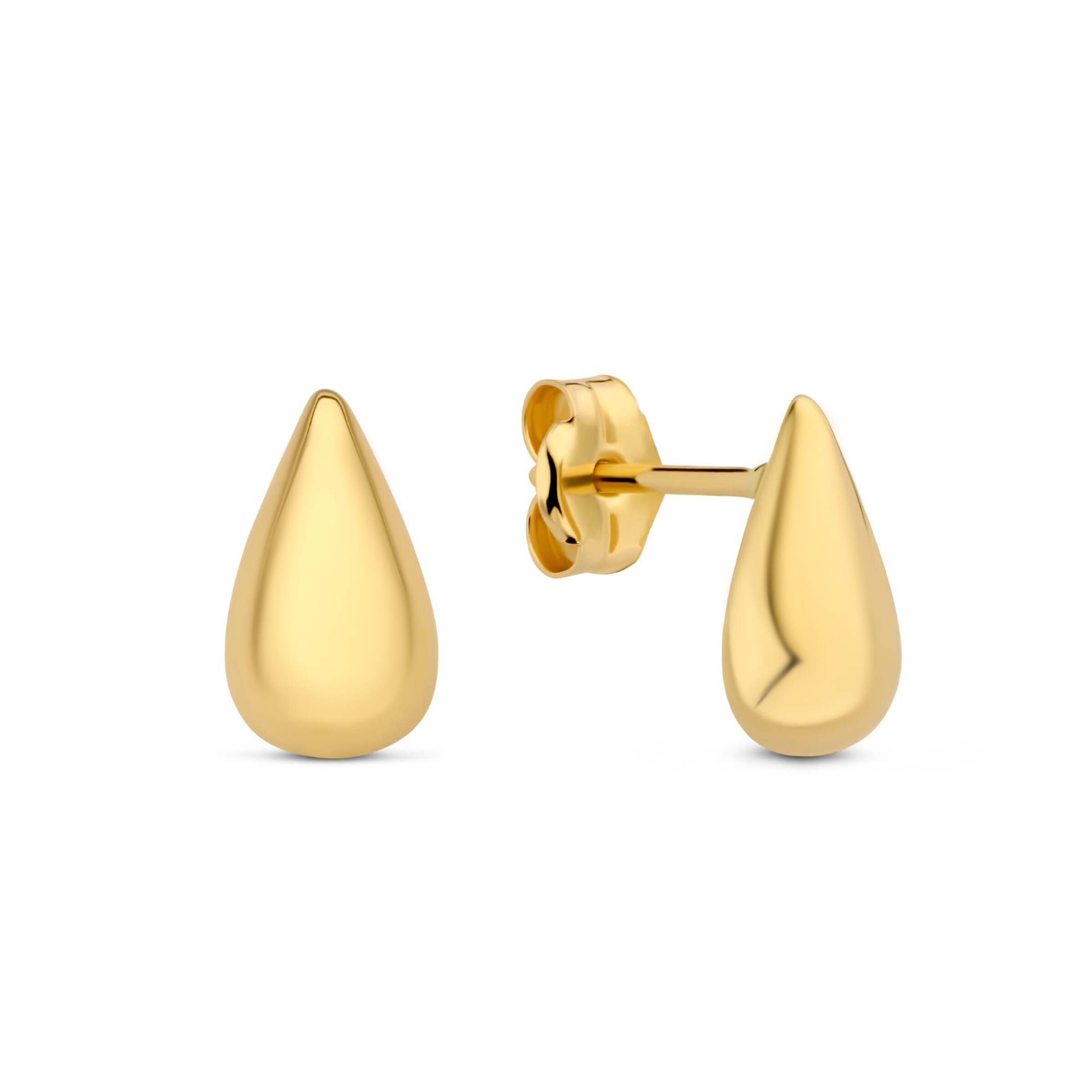 Isabel Bernard Earrings in Gold: front