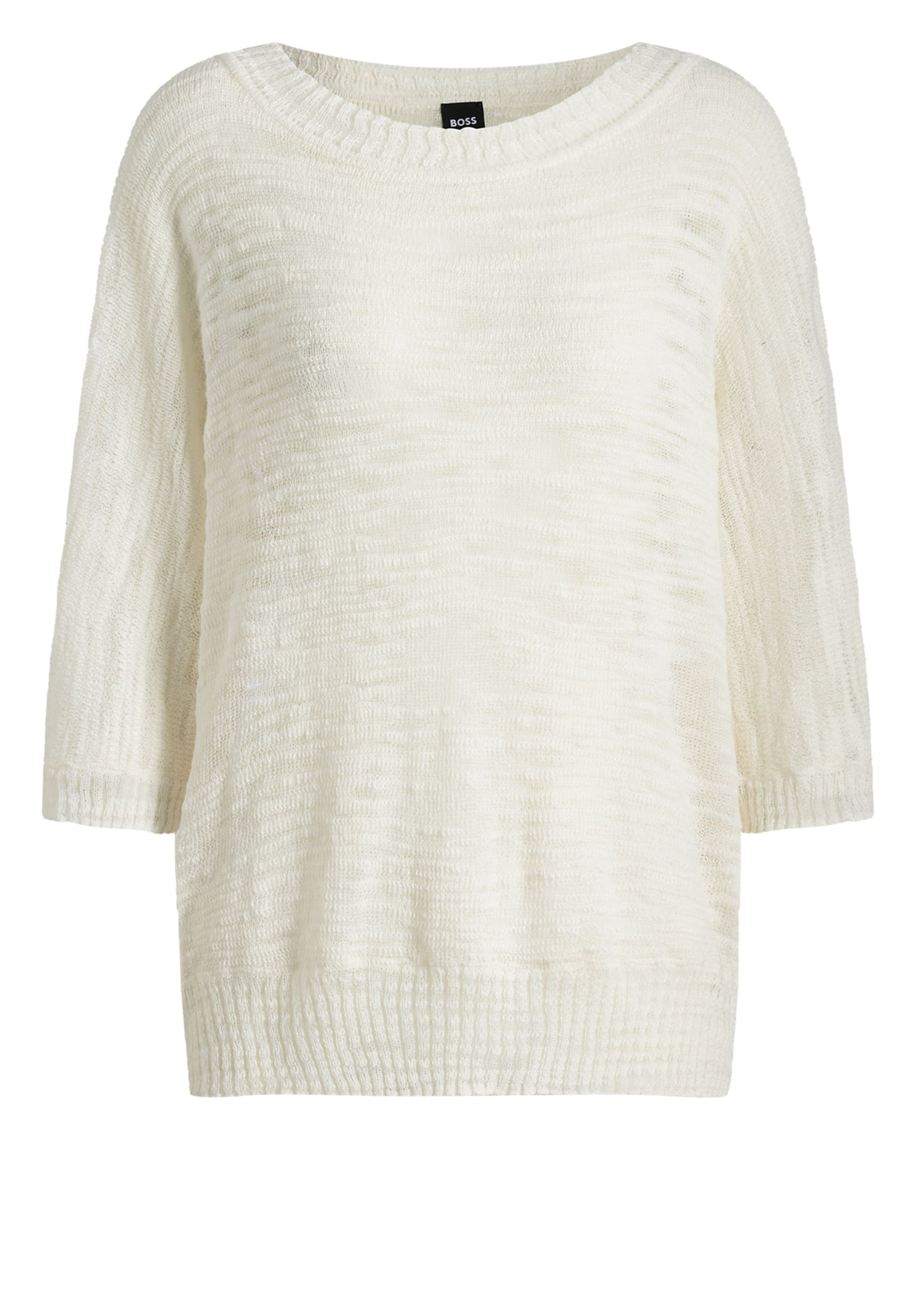 BOSS Pullover 'Farofano ' in Weiß: Vorderseite