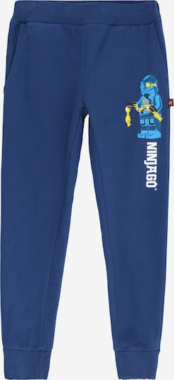 LEGO® kidswear Pantalon 'PARKER 705' en marine / bleu clair / jaune / blanc, Vue avec produit