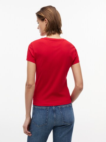 Tommy Jeans Shirts 'ESS' i rød