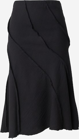 juoda WEEKDAY Sijonas 'Luisa': priekis