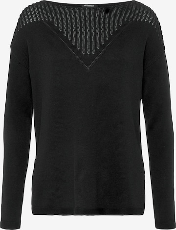 HECHTER PARIS Sweater in Black: front