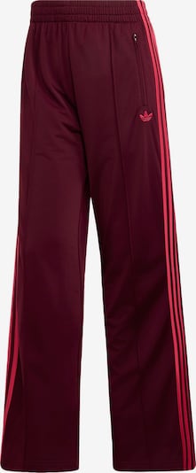 34/įprastas ilgis dydžio Kelnės 'Firebird' iš ADIDAS ORIGINALS, spalva – vyno raudona spalva / purpurinė spalva, Prekių apžvalga