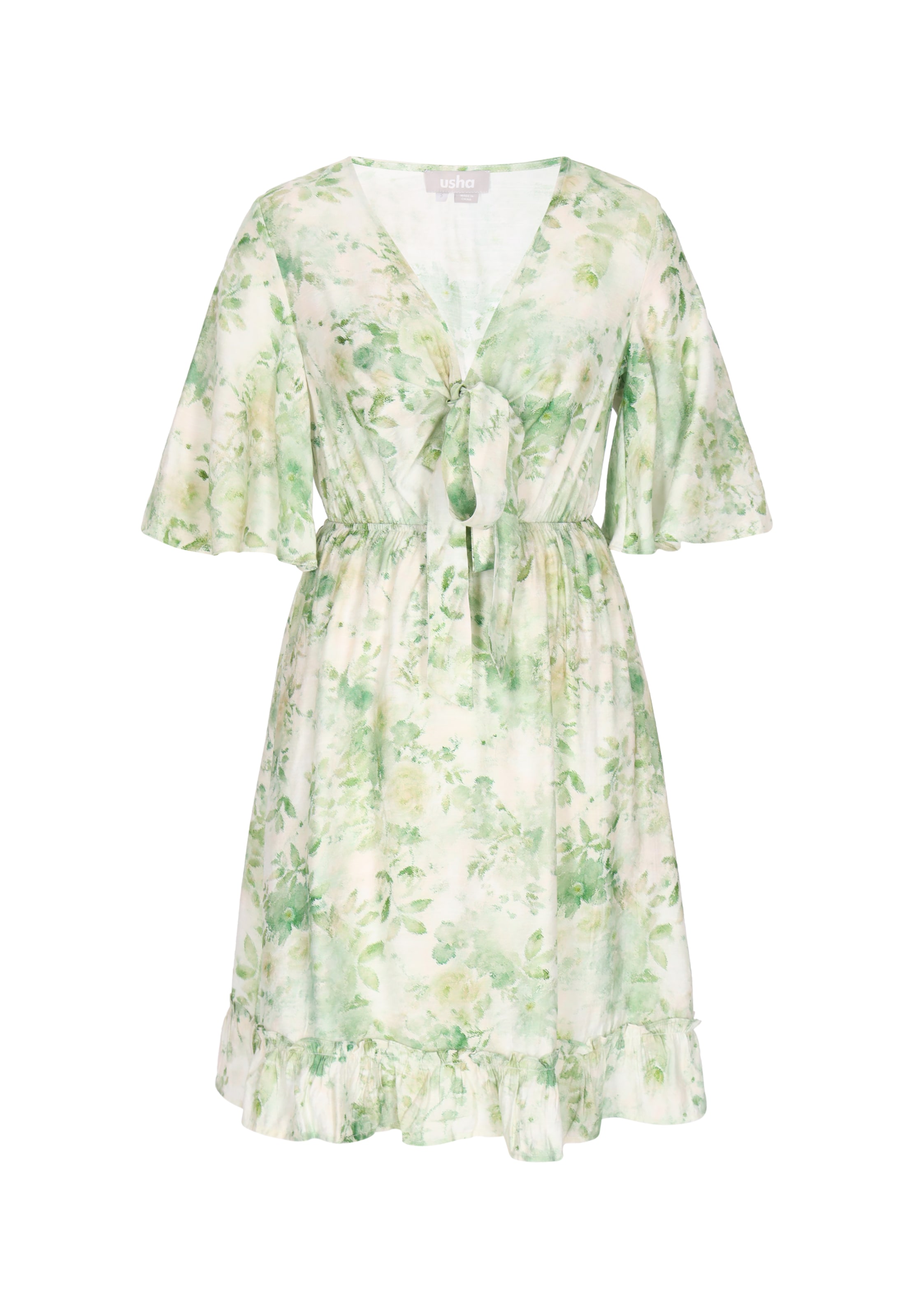 Usha - Vestido 'Casual' en verde: frente