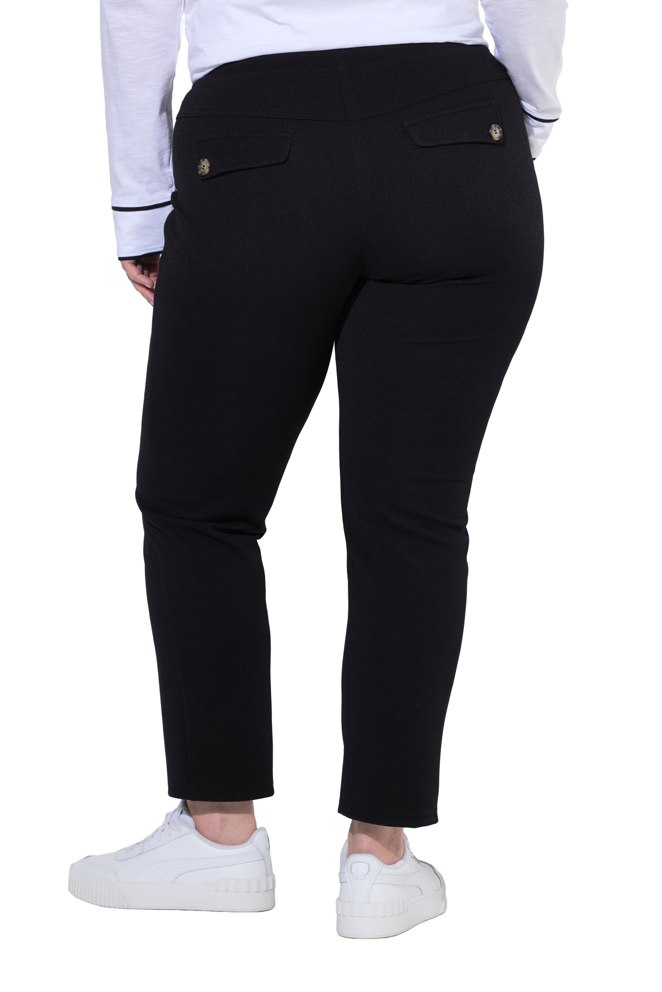 MIAMODA Regular Hose in Schwarz