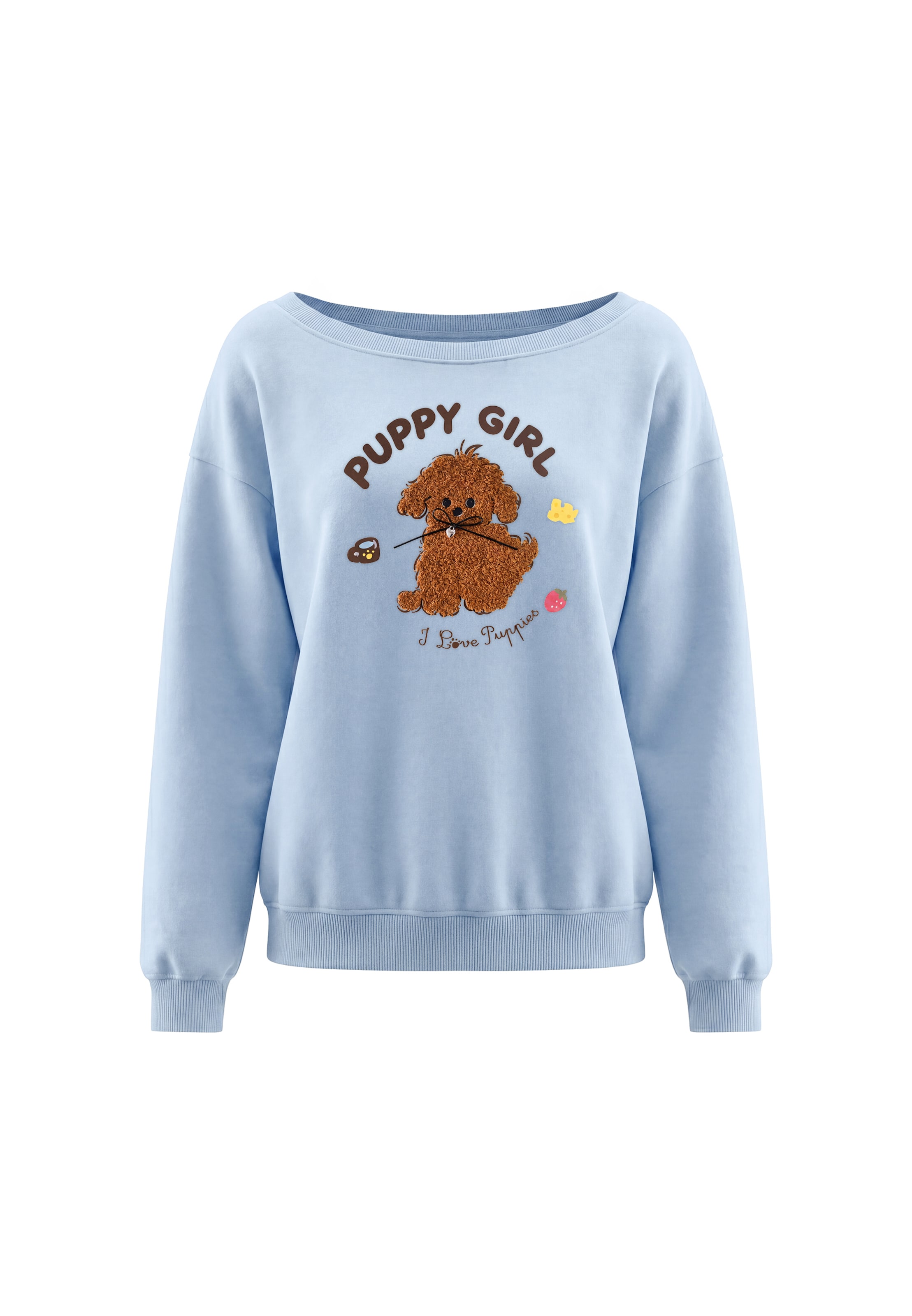 Sweat-shirt MYMO en bleu : devant