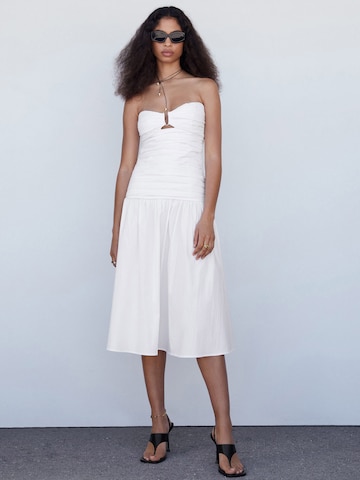 MANGO Kleid 'Saritas' in Weiß