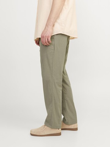 Jack & Jones Plus Tapered Trousers in Green