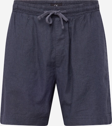 Pantalon QS en bleu : devant