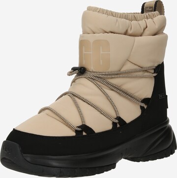 UGG Snowboots 'YOSE' in Beige: voorkant