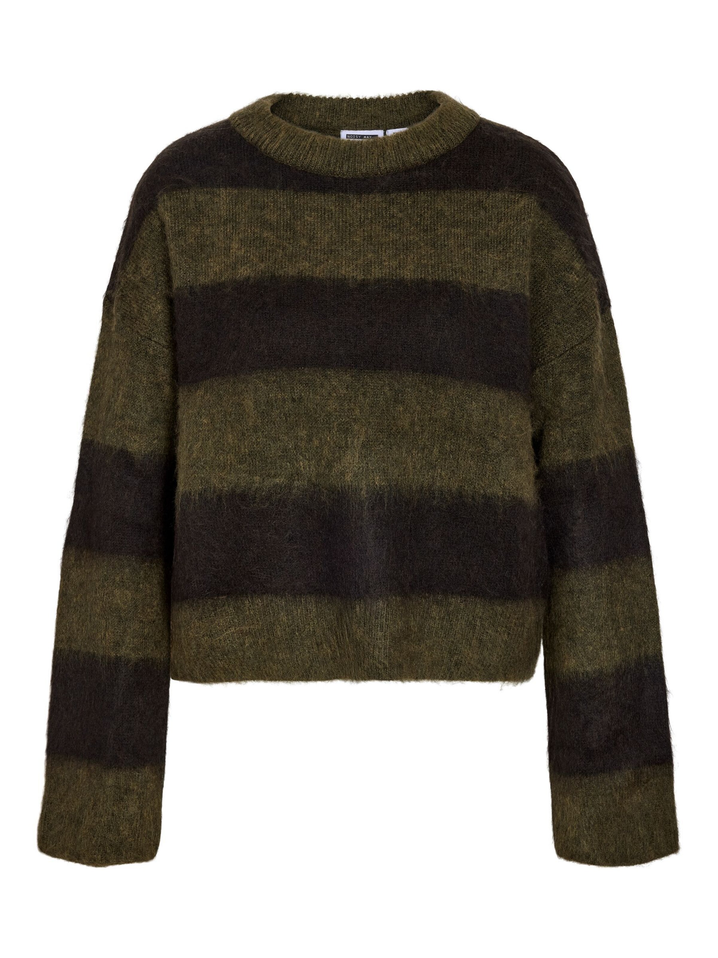 Noisy may Pull-over 'NMSoff' en XS en chocolat / olive, Vue avec produit
