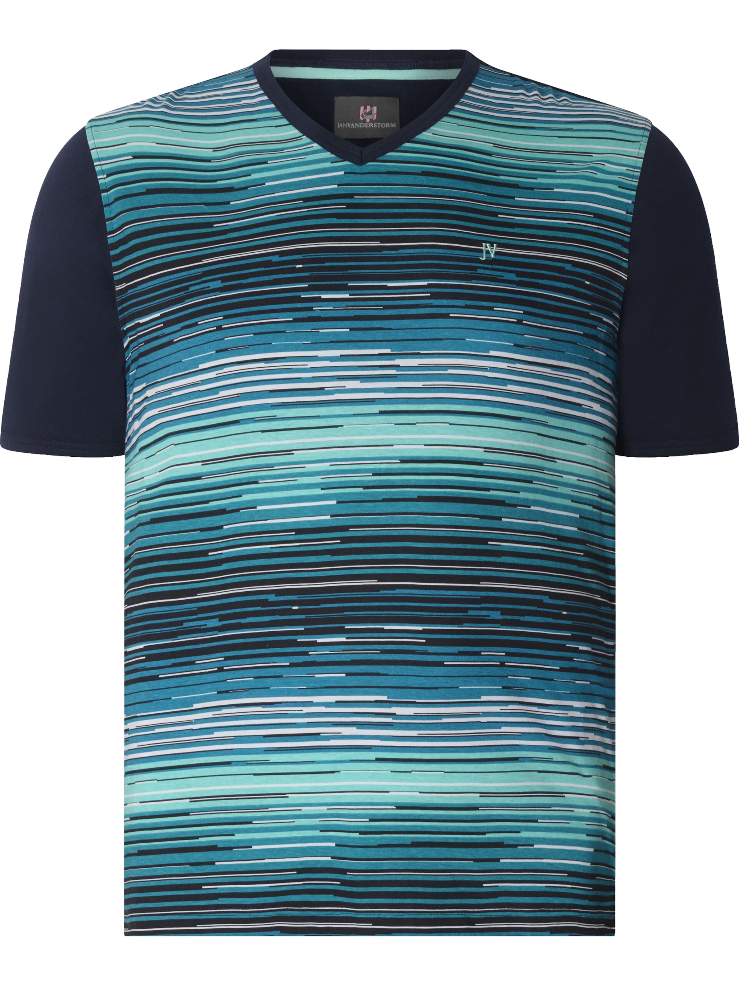 Jan Vanderstorm Schlafanzug 'Audun' in Schwarz