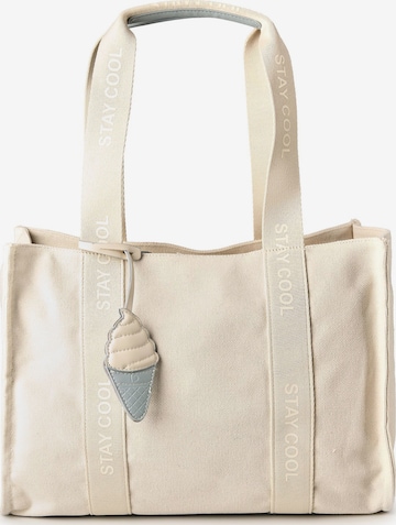 Sac bandoulière TOM TAILOR DENIM en beige : devant