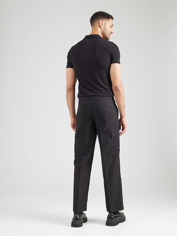 JACK & JONES - regular Pantalón cargo en negro: atrás