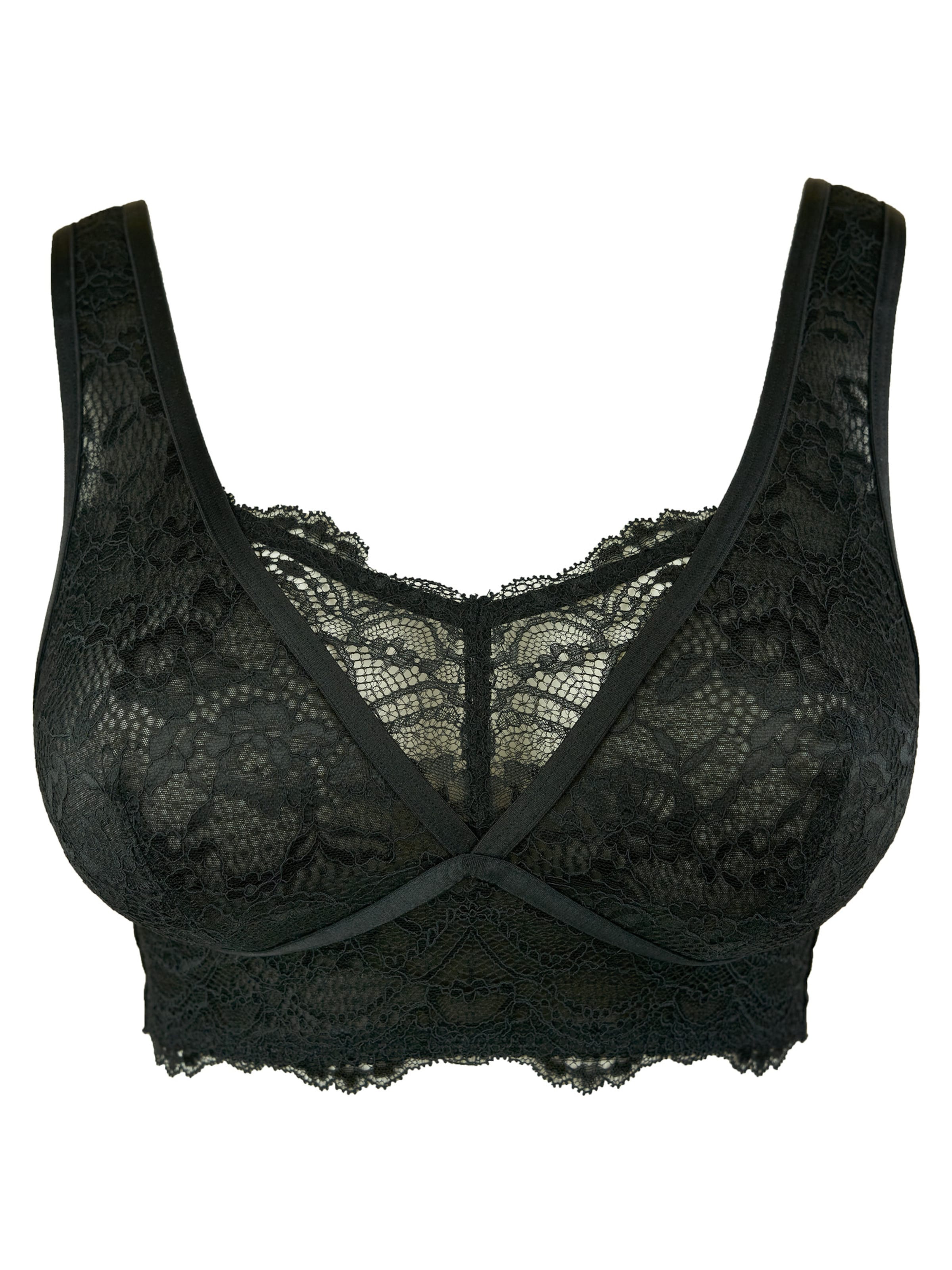 SugarShape Bustier BH &#x27;Eliana&#x27; in Schwarz: Vorderseite