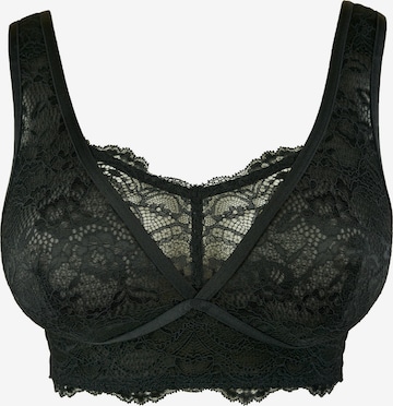 Bustier Soutien-gorge 'Eliana' SugarShape en noir : devant