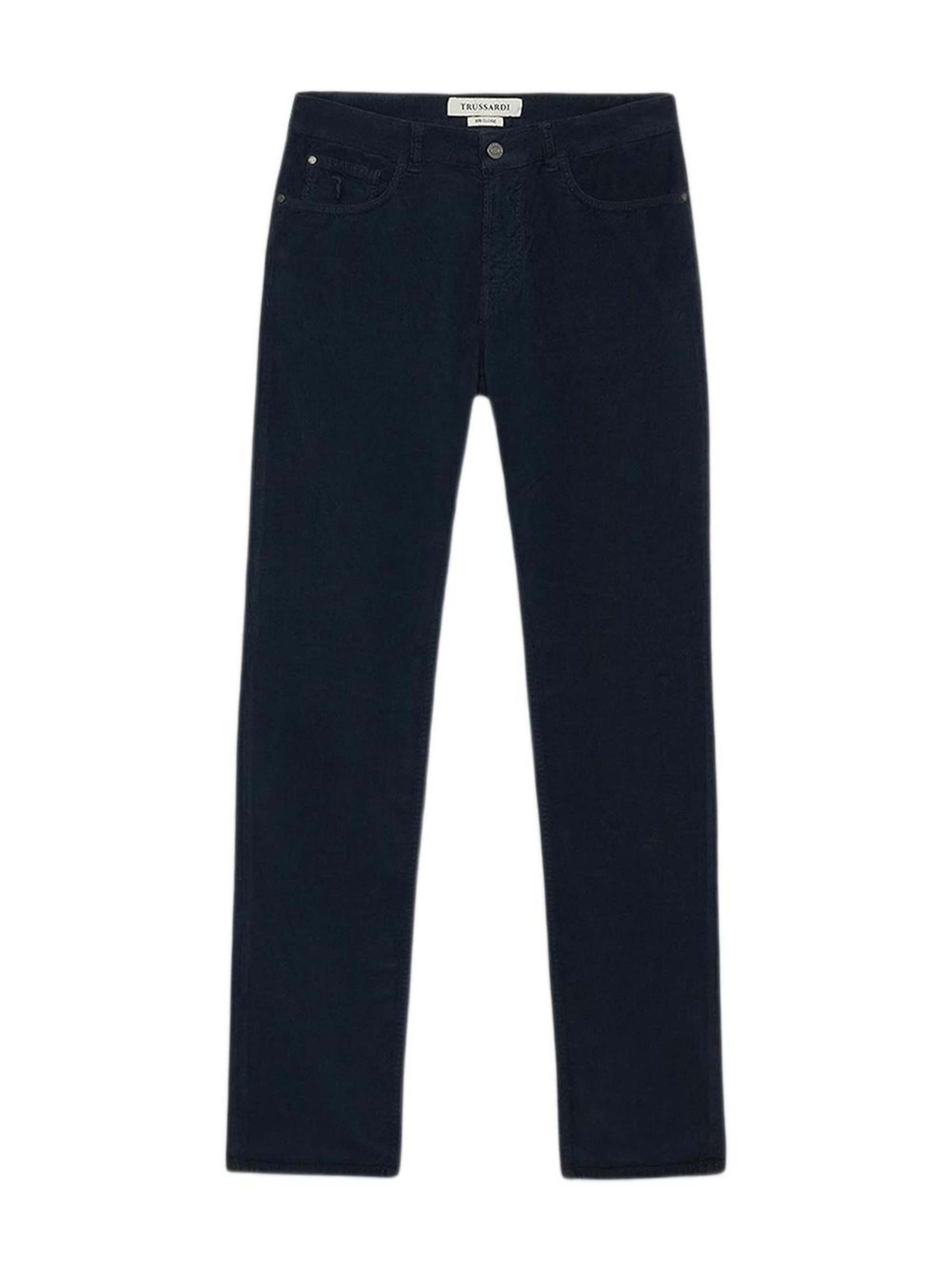 Trussardi Slim fit Trousers in Blue: front