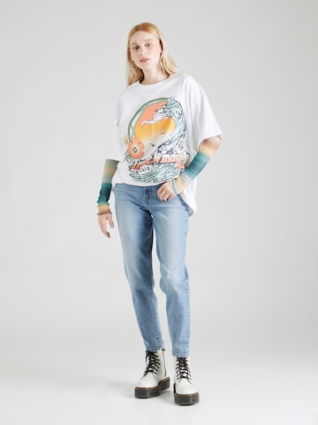 LEVI'S ® Tapered Jeans 'High-Waisted Mom Jeans' in Blue