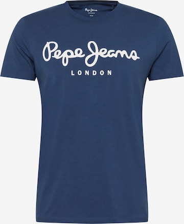Pepe Jeans Shirt in Blauw: voorkant