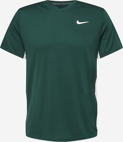 NIKE Functioneel shirt 'Victory' in de kleur Donkergroen / Wit, Productweergave