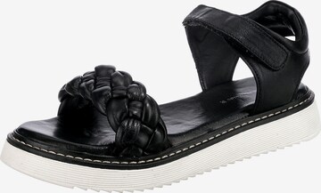 Copenhagen Kids Sandals 'Alma' in Black: front