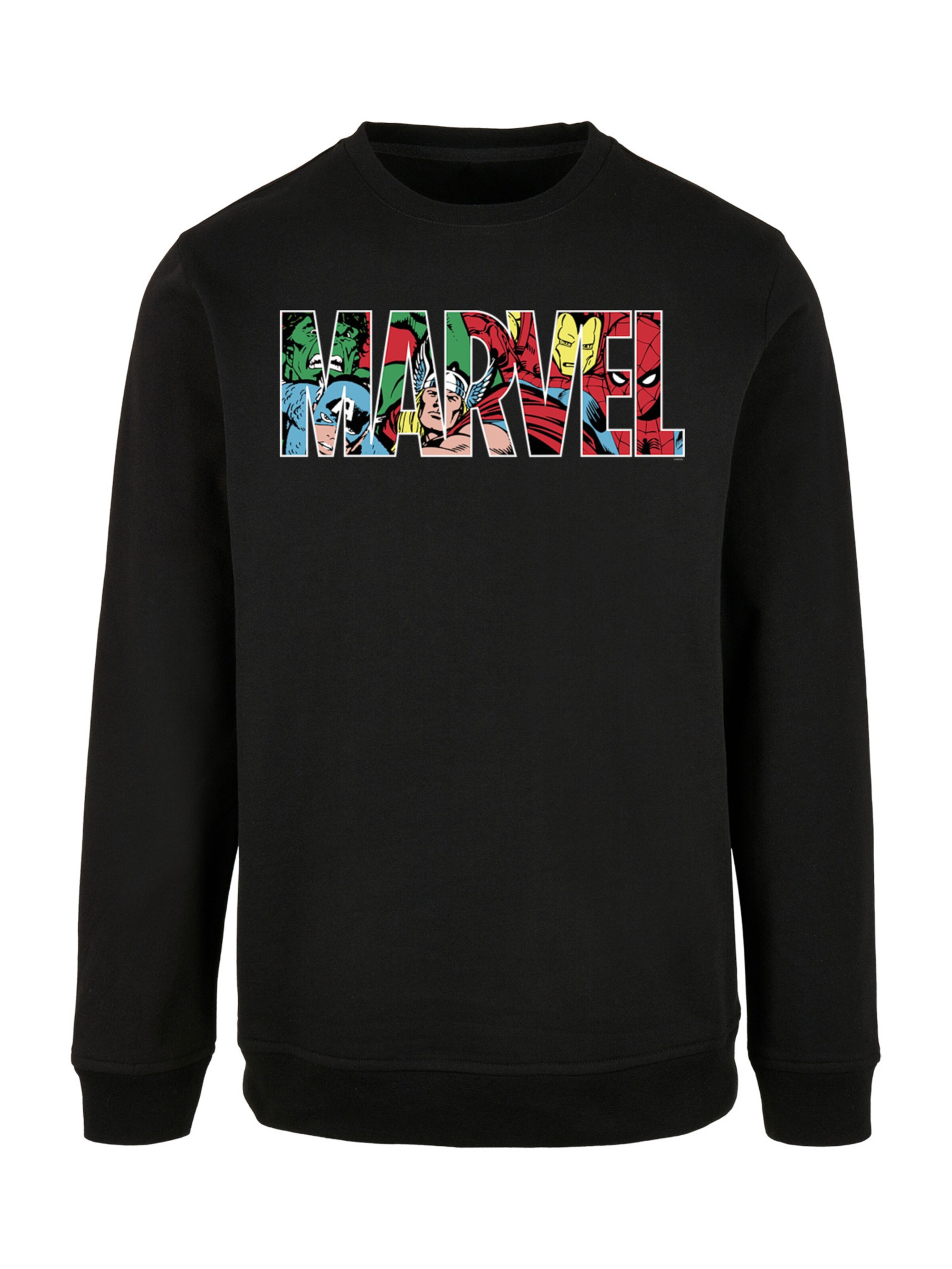 Sweat-shirt F4NT4STIC en noir : devant