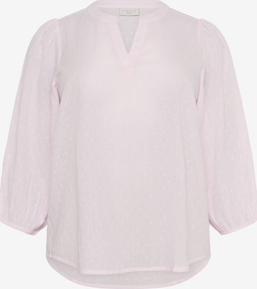 KAFFE CURVE - Blusa 'KCSilla' em rosa: frente