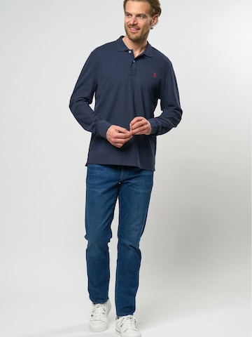 T-Shirt 'Brett' U.S. POLO ASSN. en bleu