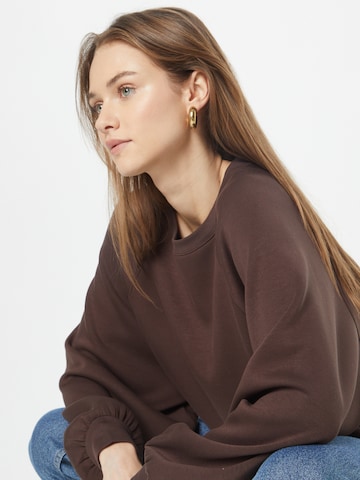MSCH COPENHAGEN Sweatshirt 'Nelina Ima' in Braun