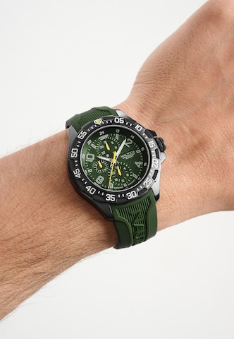 Montre à affichage analogique ' NCT LEEWAY ' NAUTICA en vert : devant