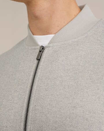 WE Fashion Sweat jacket in Grey