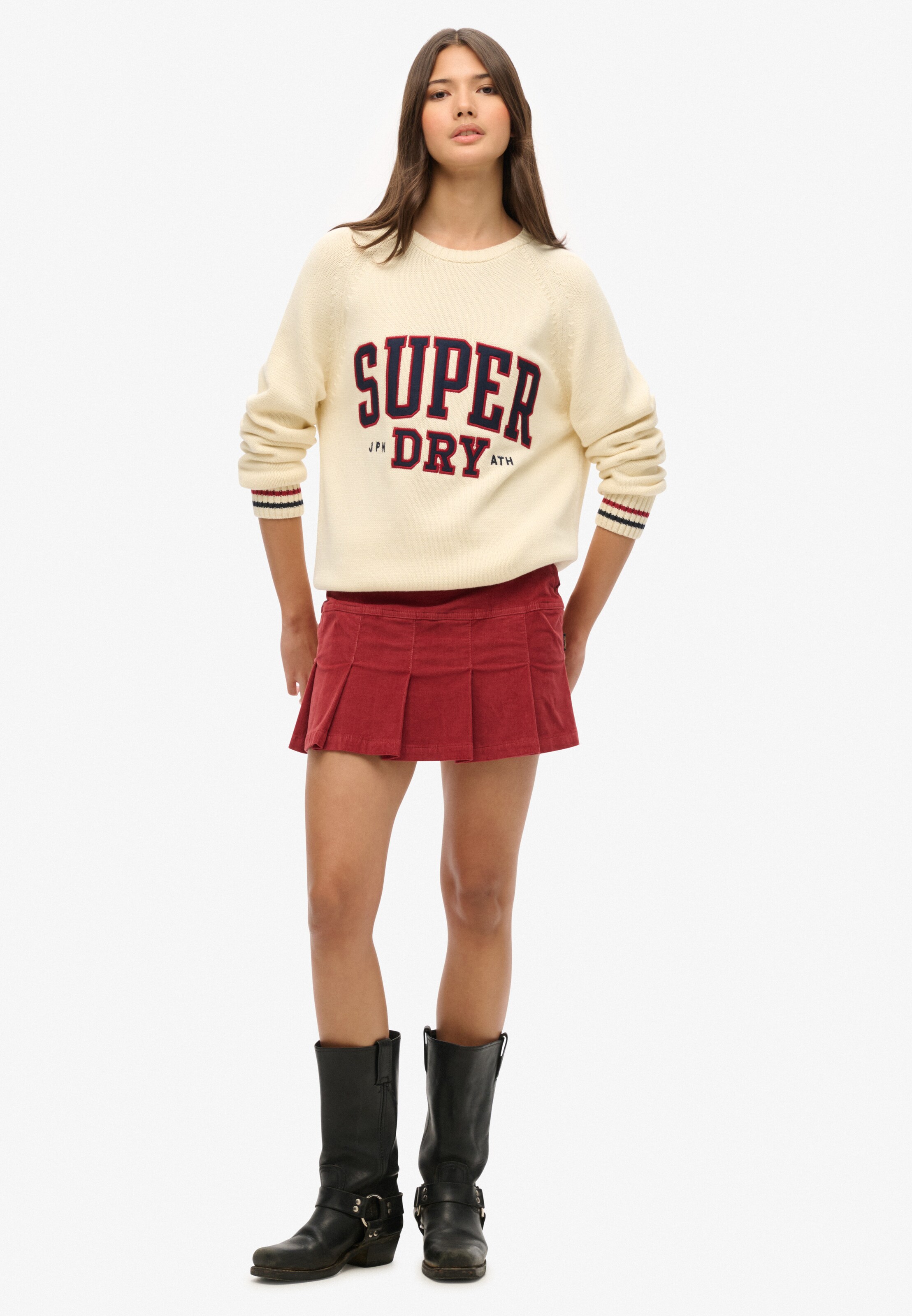 Superdry Skirt in Red