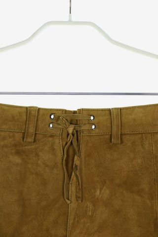 Leather-Fashion Pants in L in Beige