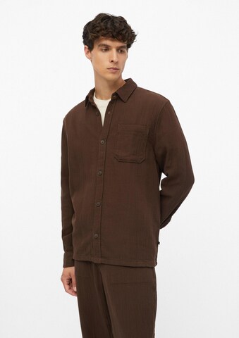 Fit confort Chemise s.Oliver en marron : devant