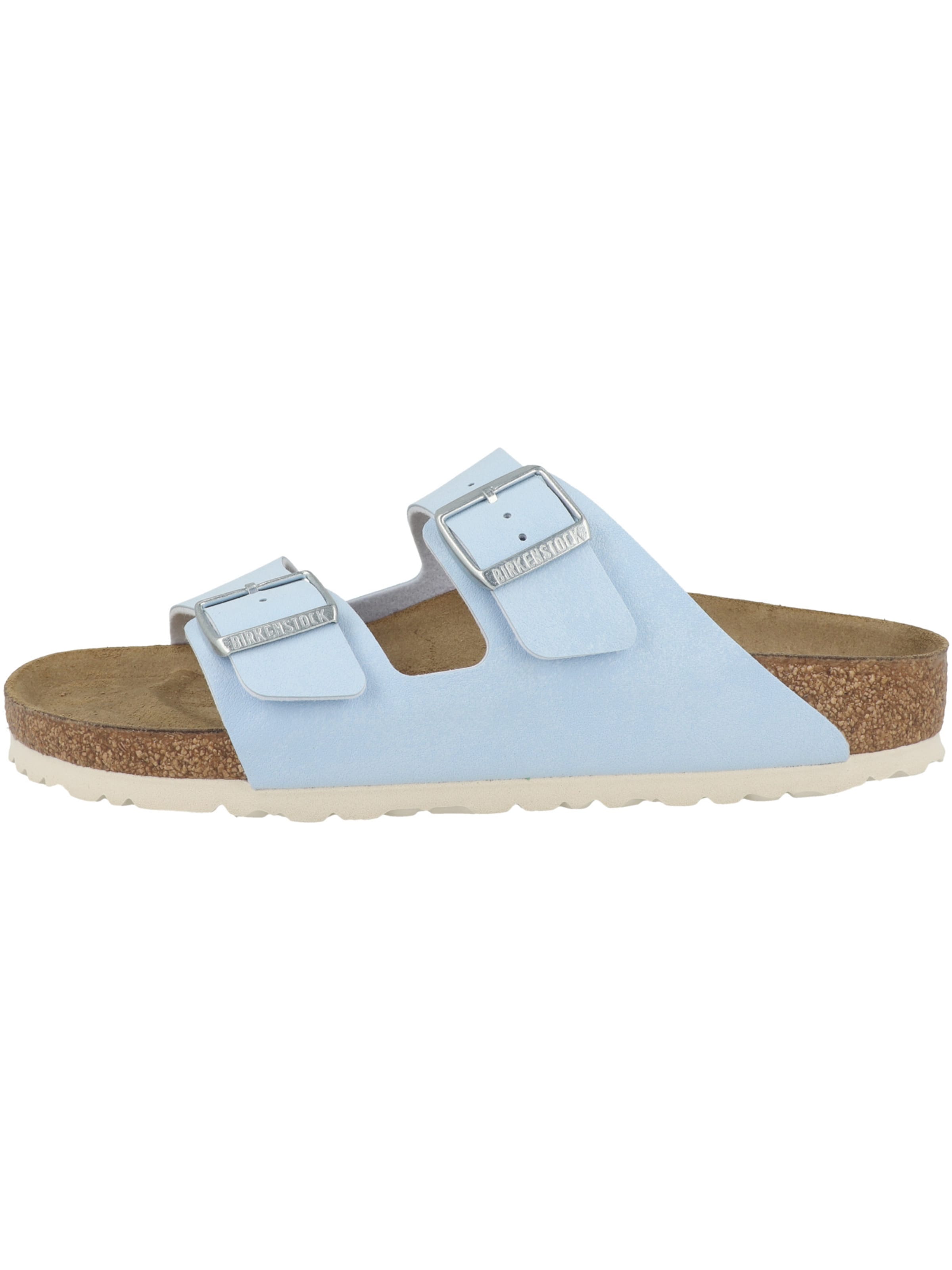 BIRKENSTOCK - Sapato aberto 'Arizona' em azul: frente