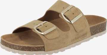 Mule 'Leder-Pantoletten „Les Zatix Suede“' Les Tropéziennes en beige : devant