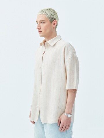VAMOS CLO Comfort fit Overhemd in Beige