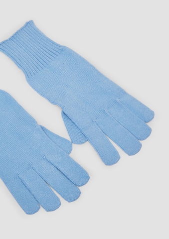 s.Oliver Vingerhandschoenen in Blauw