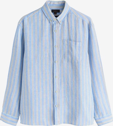 Coupe regular Chemise Next en bleu : devant