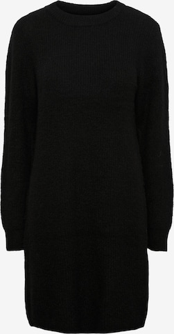 PIECES Knitted dress 'Ellen' in Black: front